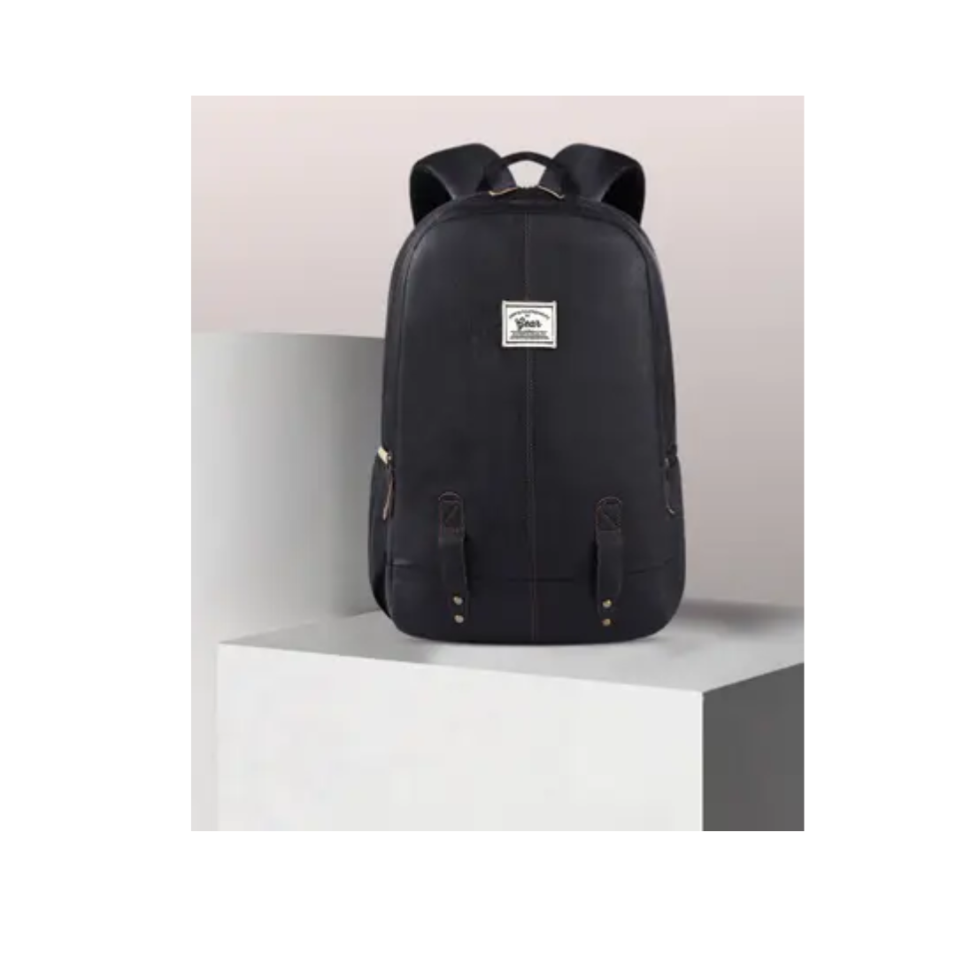 Medium 28 L Laptop Backpack Classic Leather without Anti Theft