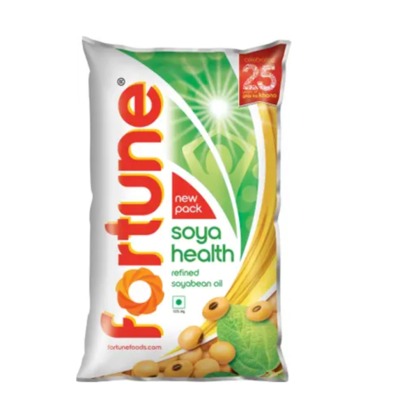 FORTUNE Soya health refined Soyabean Oil Pouch