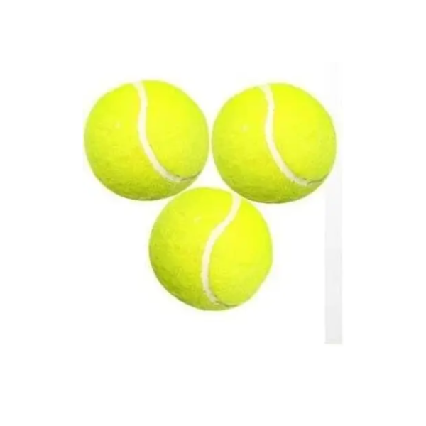 GJSHOP Soft Cricket Light Tennis Balls for Cricket Tournament, Perfect for matches Tennis Ball (Standard, Pack of 3, Green)